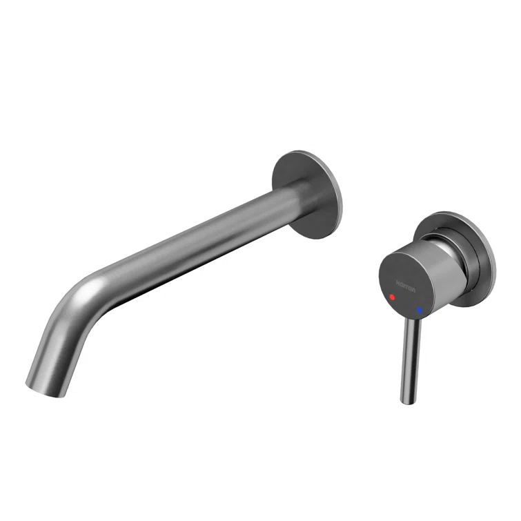 Karran Grantham KBF610 Single Handle Wall-Mount Bathroom Faucet in Gold