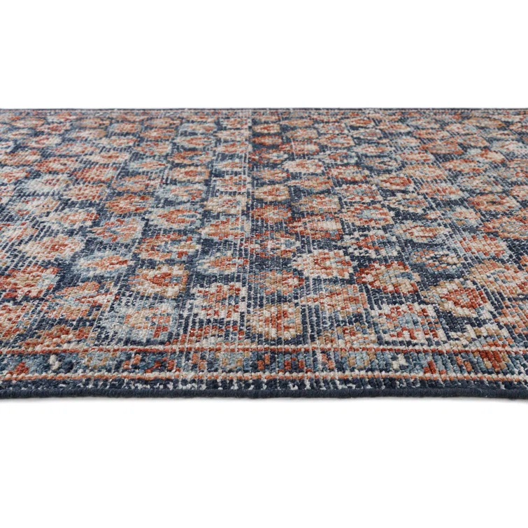 Birch Lane™ Hand Knotted Wool Floral Rug