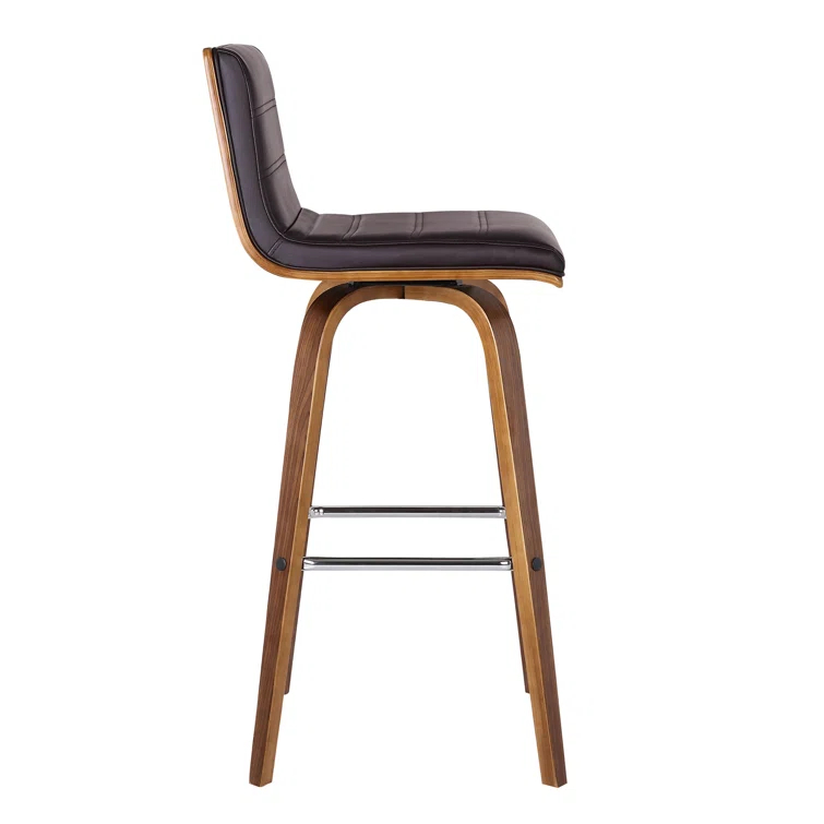 Biance Solid Wood Swivel Bar & Counter Stool
