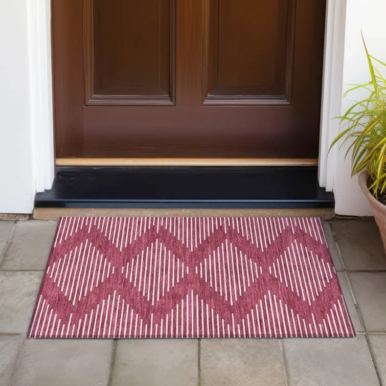Machine Washable Indoor/Outdoor Chayden ACN1016 Rug