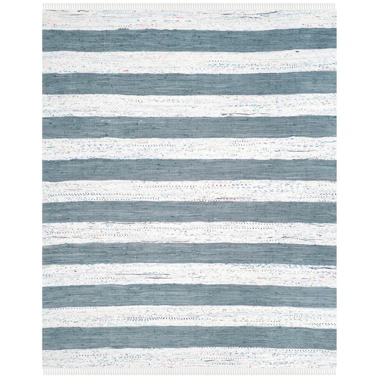 Yokum Hand Woven Cotton Striped Rug