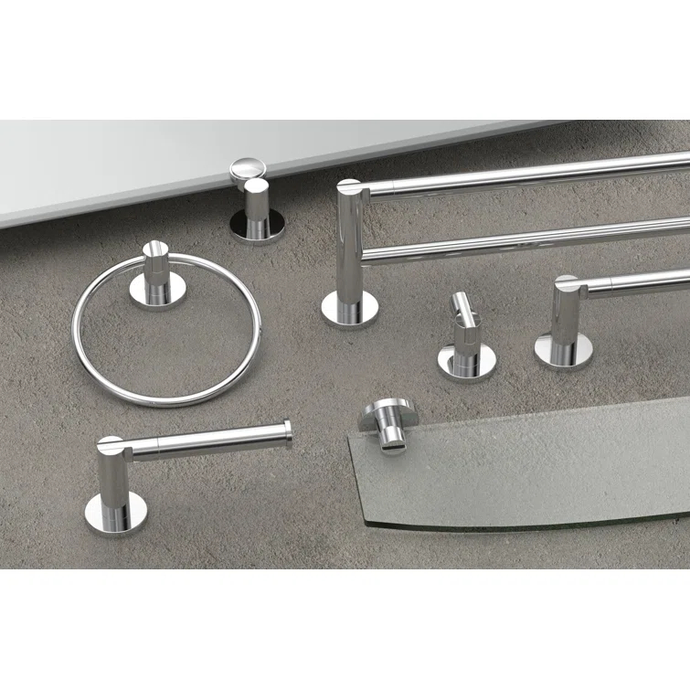 Channel Wall Mounted Towel Ring | Hand Towel Holder for Bathroom, Kitchen