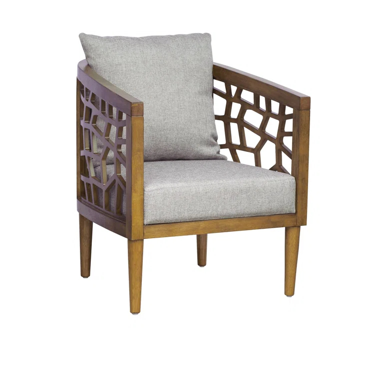 Pierre 27" W Polyester Barrel Chair