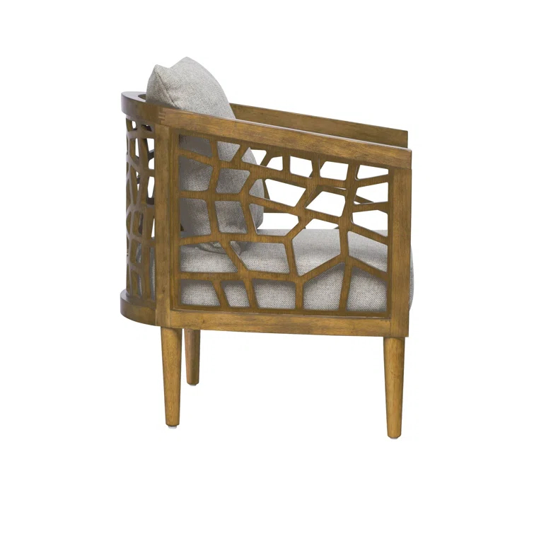 Pierre 27" W Polyester Barrel Chair