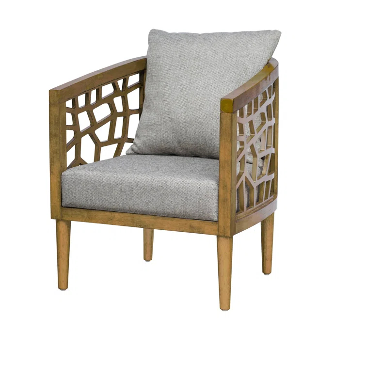 Pierre 27" W Polyester Barrel Chair
