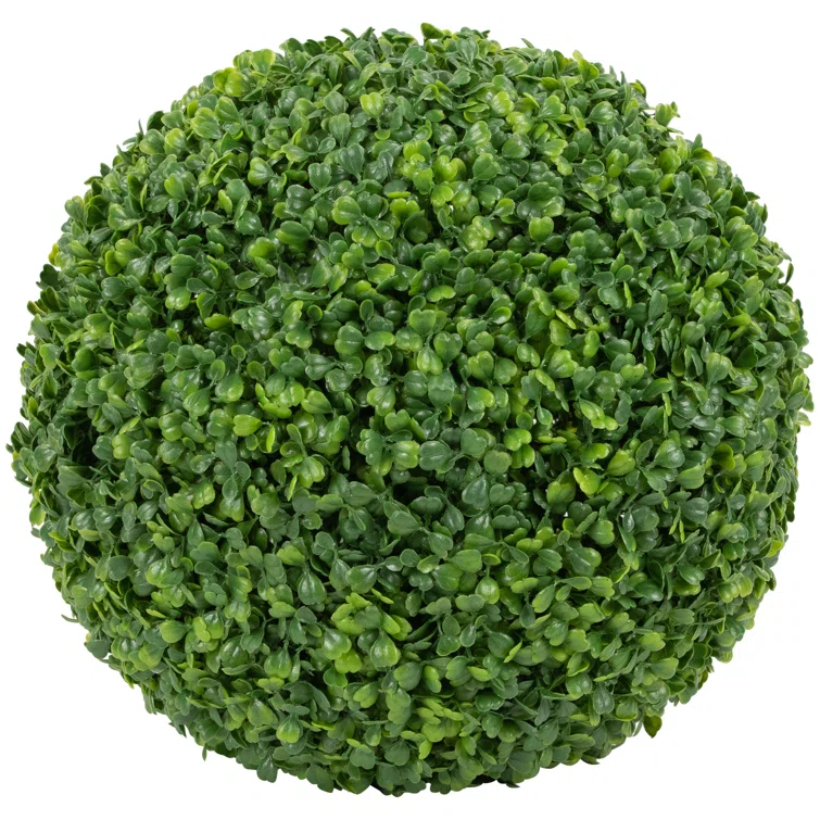 Northlight Seasonal Two Tone Green Artificial Boxwood Topiary Garden Sphere