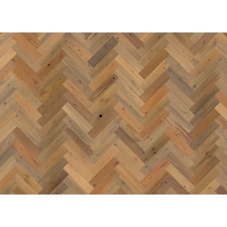 Timberchic River Reclaimed Wooden Wall planks - Simple Peel & Stick Wall Covering Application for DIY Accent Wall & Home Improvement - Premium Wall Paneling - Herringbone Pattern