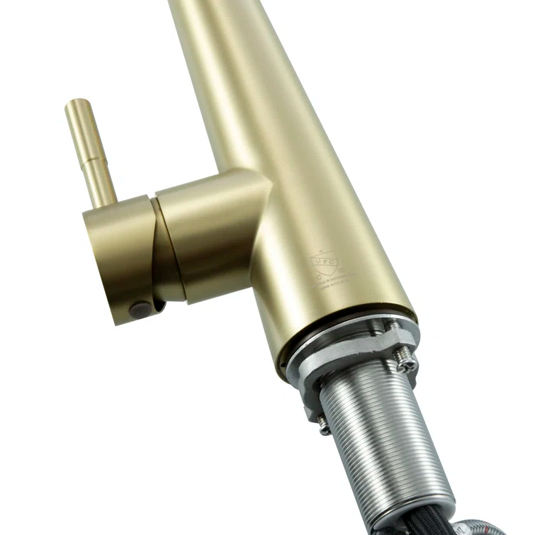 Elegant Lighting Lucas Pull Down Spray Kitchen Faucet