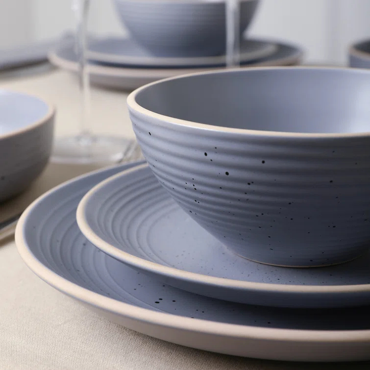 Stone Lain Lauren 16-Piece Dinnerware Set Stoneware