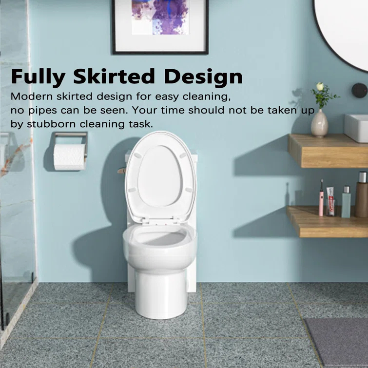 BRABOL GPF Elongated Corner Toilet