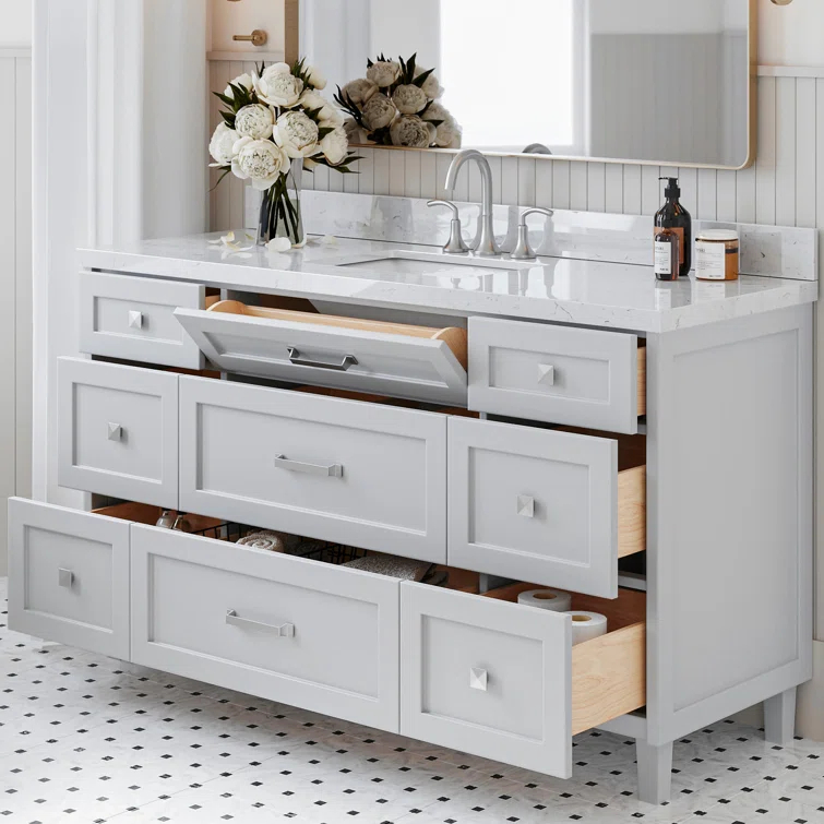 ARIEL Monreau 60 Single Bathroom Vanity Base Only