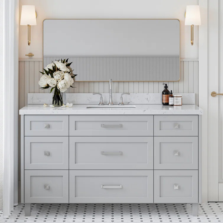 ARIEL Monreau 60 Single Bathroom Vanity Base Only