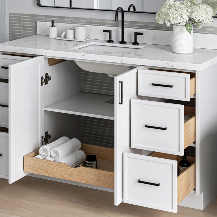 ARIEL Kelley 60 Single Bathroom Vanity Base Only