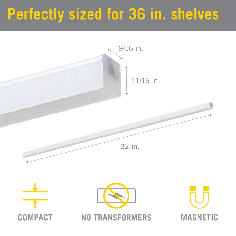 LED 32'' Under Cabinet Linkable Light Bar