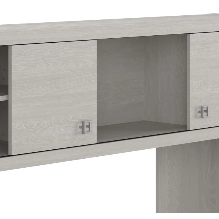 Echo 2-Piece L-Shape Computer Desk Office Set with Hutch