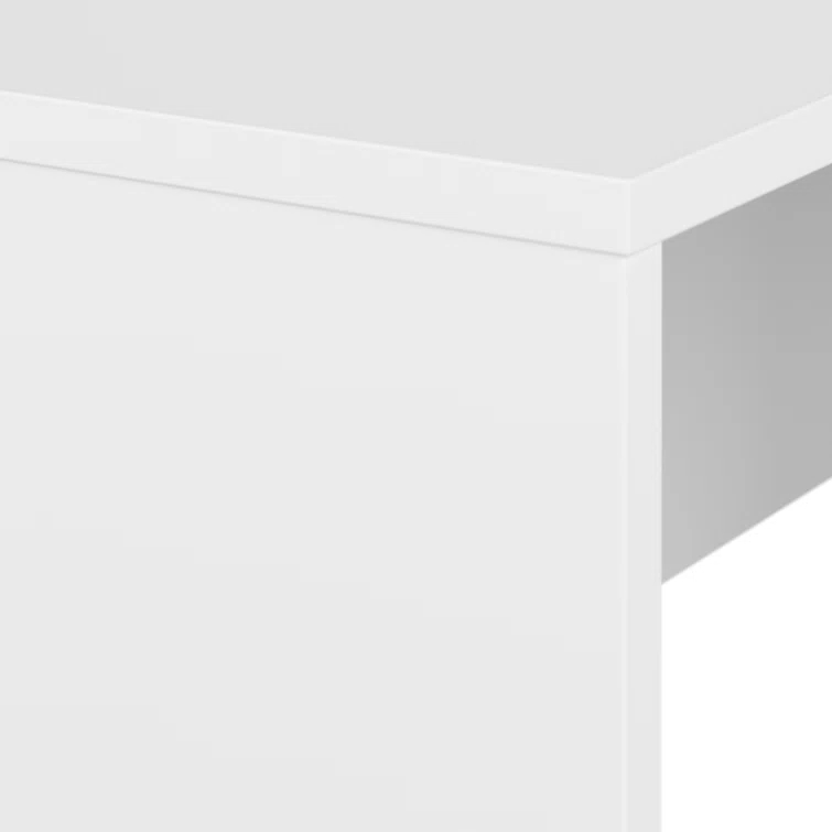 Bush Business Furniture Studio C L Shaped Desk with Mobile File Cabinet and Return