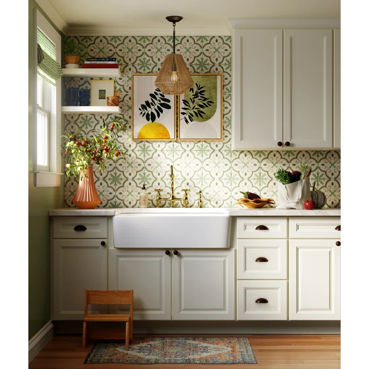Ironridge 34" Undermount Single-Bowl Farmhouse Cast Iron Kitchen Sink with Apron Front