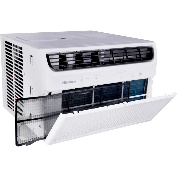 8,000 BTU Smart Window Inverter Air Conditioner with Wi-fi and Remote Control for up to 350 sq. ft.