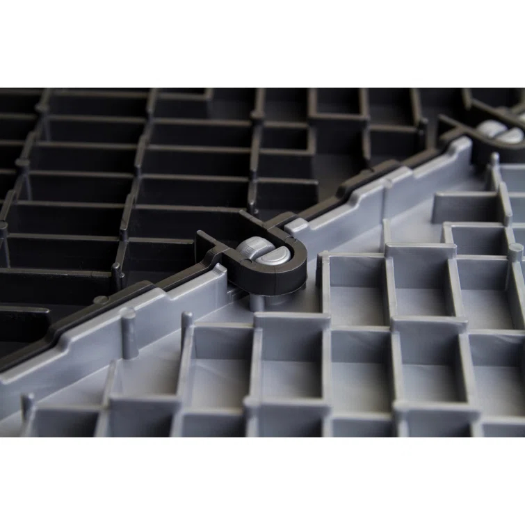 Diamond MotorDeck 12'' W x 12'' L Garage Flooring Tiles in Black