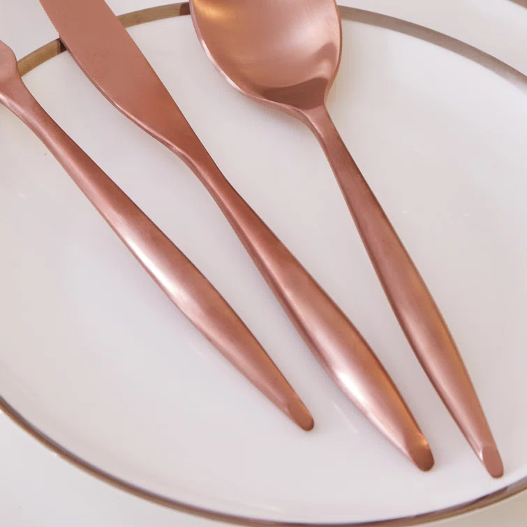 Milano 20 Piece 18/10 Stainless Steel Flatware Set, Service for 4