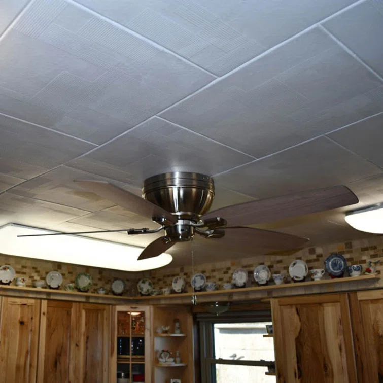 Vectors 1.6 ft. x 1.6 ft. Polystyrene Glue-up Ceiling Tile