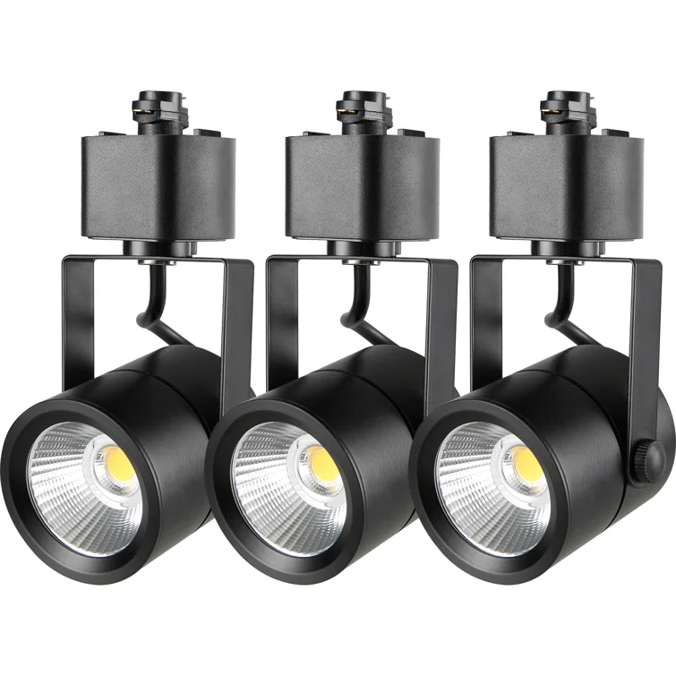 VEVOR GDZMT3ZZ500LFYQ8YV6 Black Adjustable Track Head (Set of 3)
