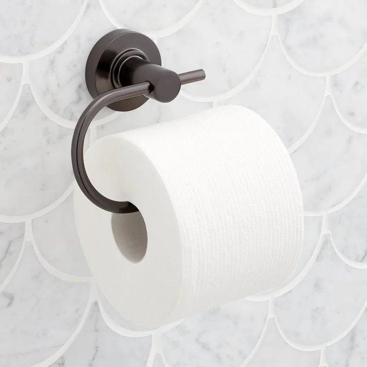 Signature Hardware 488911 Lexia Wall Mounted Euro Toilet Paper Holder