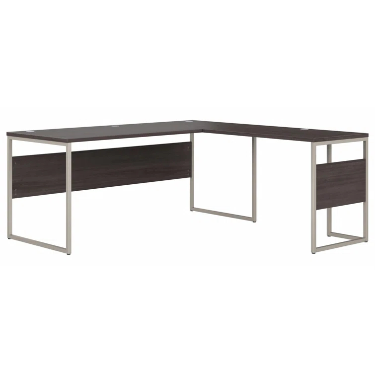Bush Business Furniture Hybrid L-Shaped Computer Desk Office Set