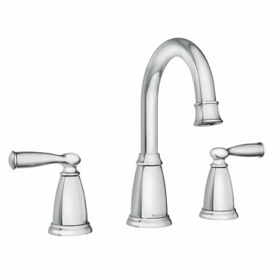 Moen Moen Banbury 8 In. Widespread Double Handle High-Arc Bathroom Faucet In Mediterranean (Valve Included) 84947-CH