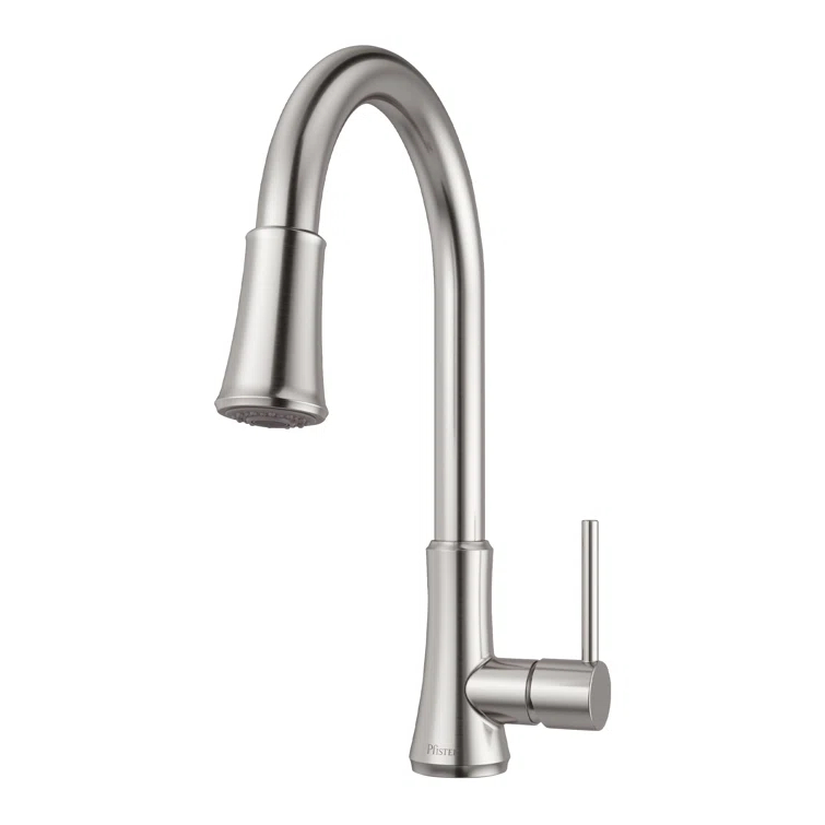 Parker Fireclay 34" Single Bowl Quick-Fit Farmhouse Workstation Kitchen Sink with Pfirst Faucet Kit