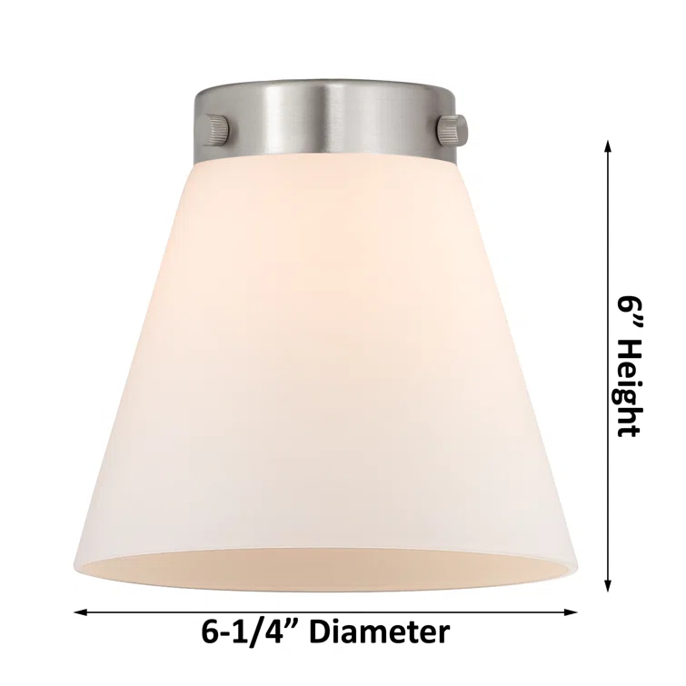 Innovations Lighting Glass Semi Flush Mount