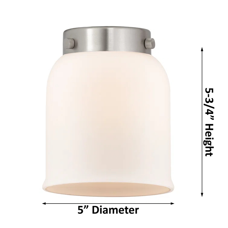 Caden Glass Flush Mount