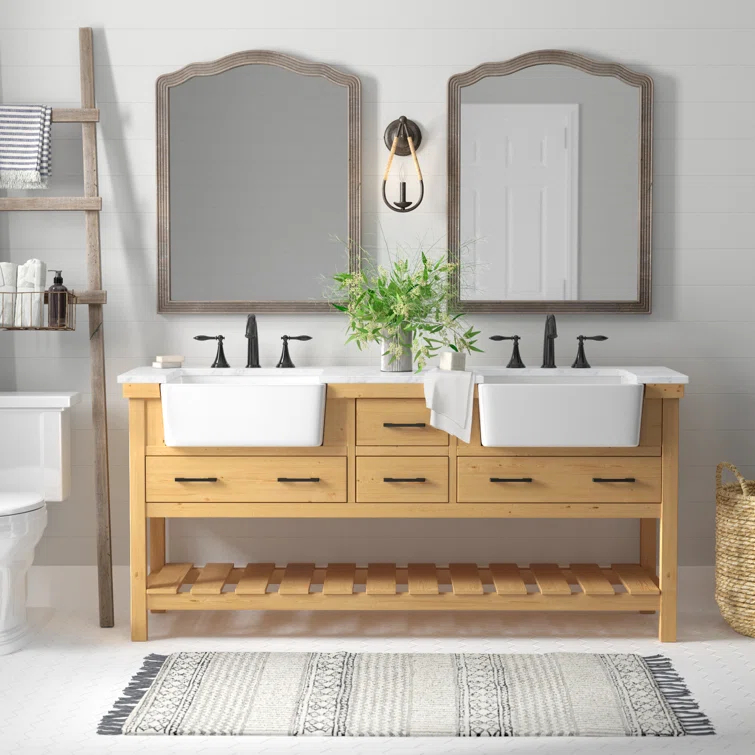 Pelaghia 72'' Double Bathroom Vanity