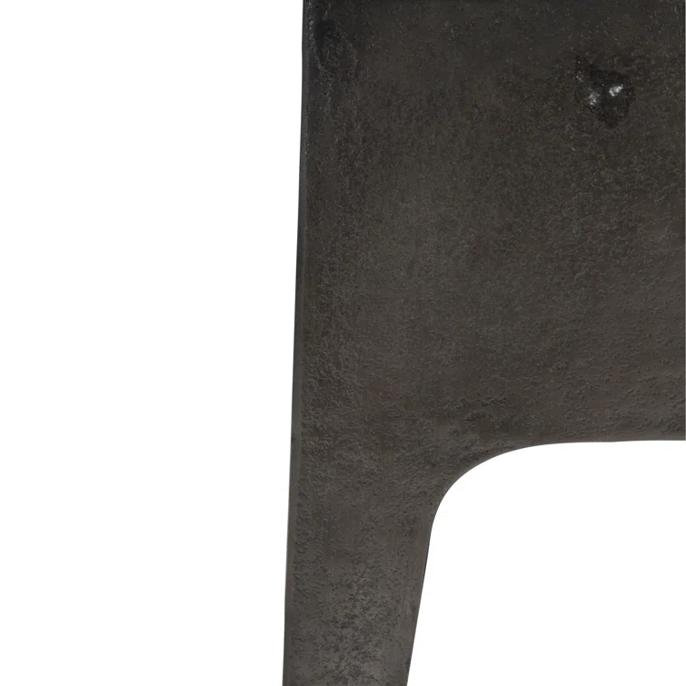 Black Square Metal Storage Cocktail Table