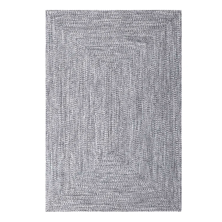 Ulmer Braided Reversible Two-Tone Indoor Outdoor Runner or Area Rug