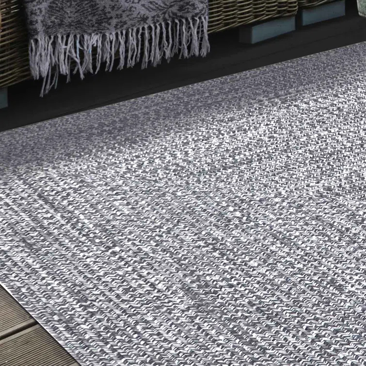 Ulmer Braided Reversible Two-Tone Indoor Outdoor Runner or Area Rug