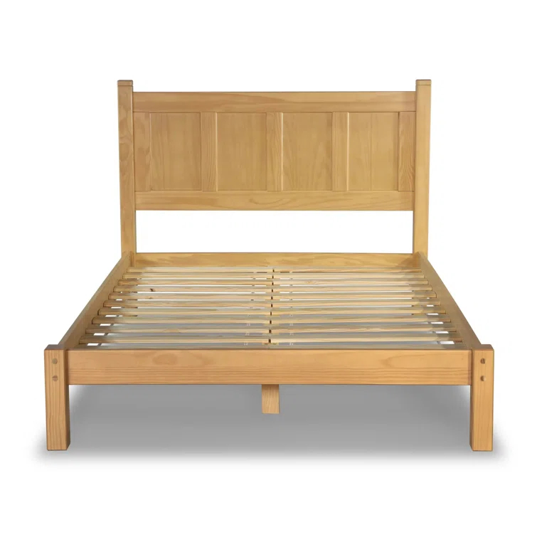 Shaker Solid Wood Panel Bed