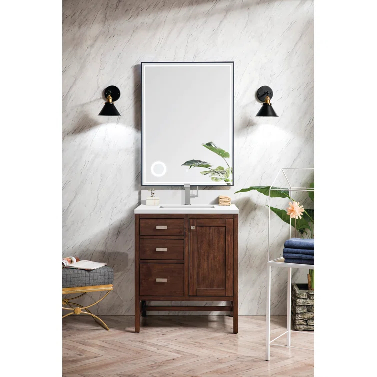 Addison 30'' Single Bathroom Vanity with Quartz Top