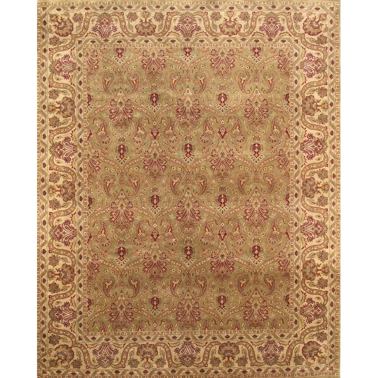 Pasargad Baku Hand Knotted Wool Washable Oriental Indoor Rug
