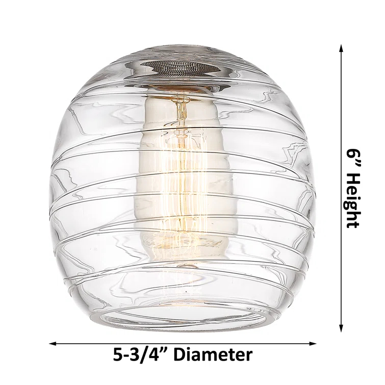 Belfast 1 - Light Single Drop Pendant Pendant