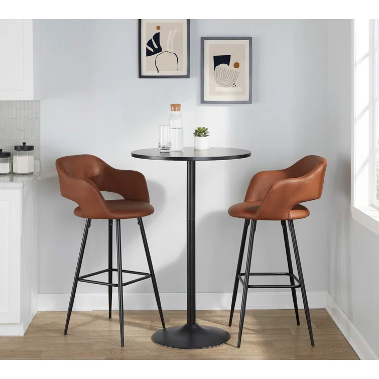 Margarite Fixed-Height Barstool - Set Of 2