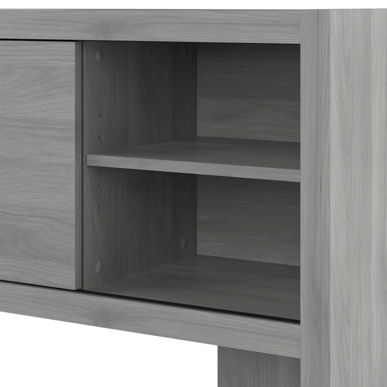Echo 2-Piece L-Shape Computer Desk Office Set with Hutch