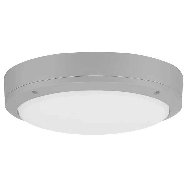 Access Lighting Rockaway Dual Voltage Outdoor LED Flush Mount - Satin