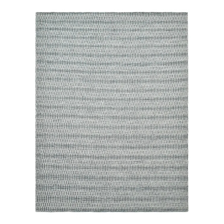 Deanna Flatweave Geometric Area Rug in Navy