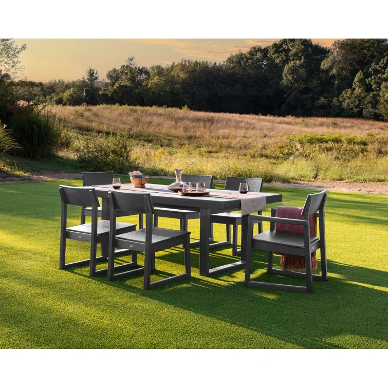 Edge Rectangular 6-Person 78'' Long Dining Set