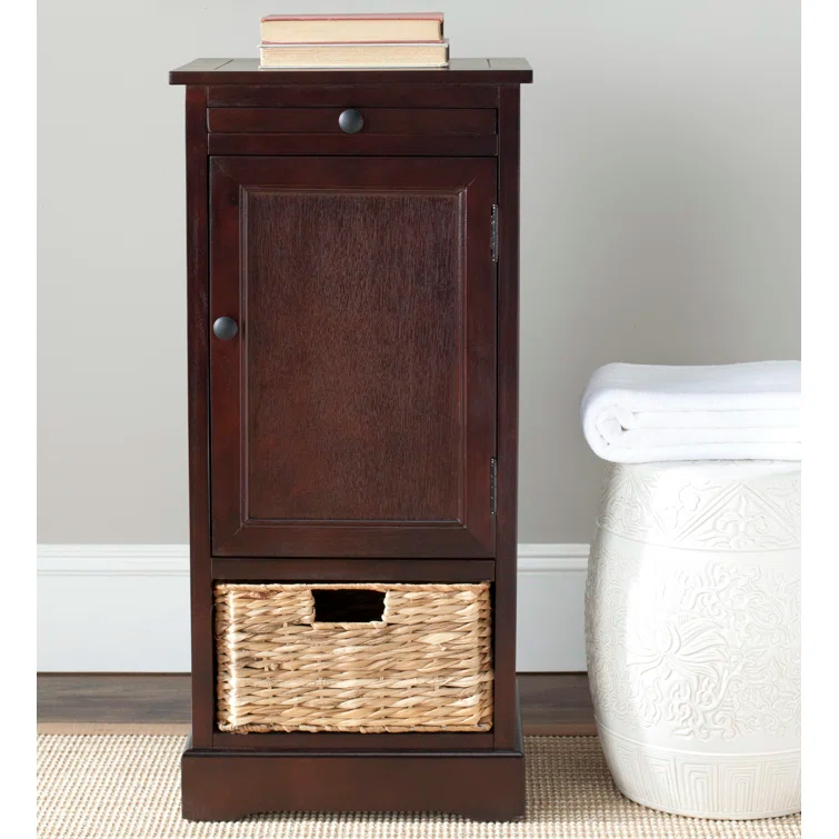 Winston Porter Solid Wood Accent Cabinet