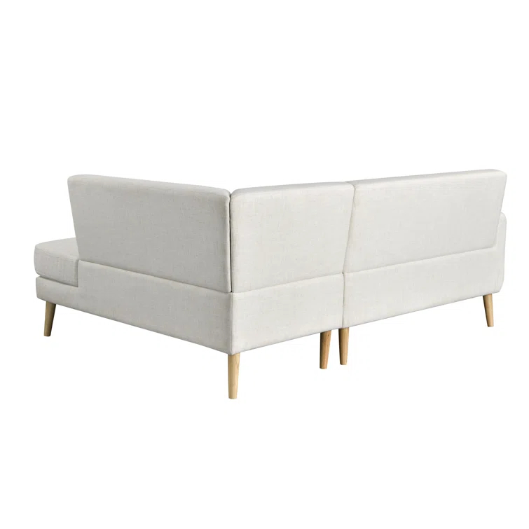 Gomez Sofa Bumper Sectional Cream
