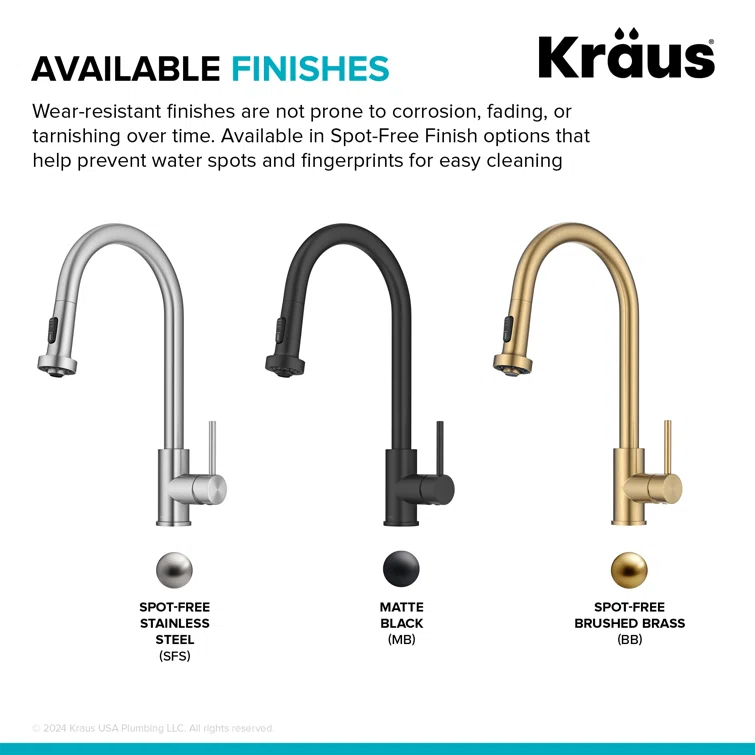 KRAUS Bolden Motion Sensor Single Handle Pull Down Touchless Kitchen Faucet