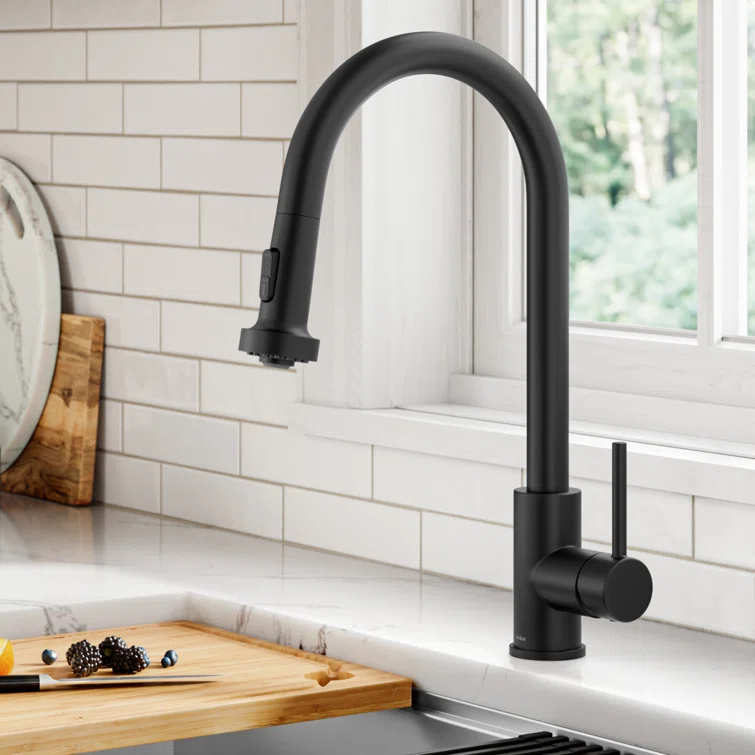 KRAUS Bolden 2-Function Single Handle Pull Down Kitchen Faucet