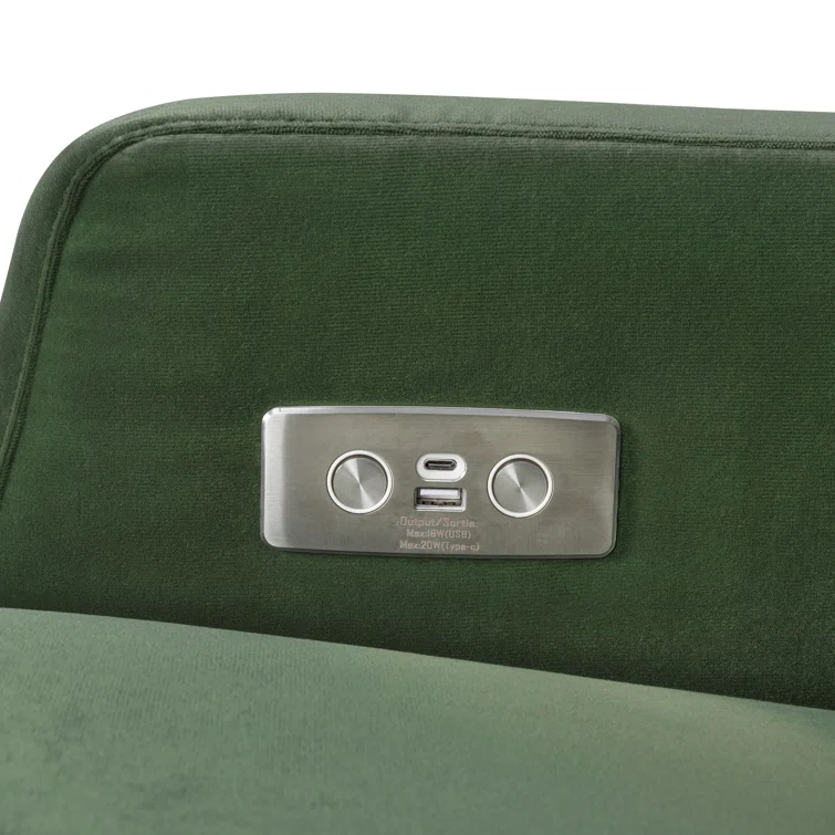 Crewe Electronic Recliner and Swivel Glider in Eco-Performance Fabric